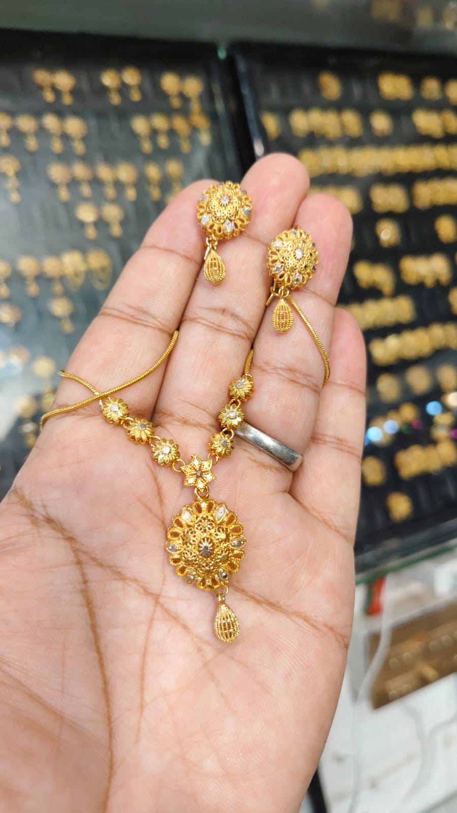 Gold plated mala set