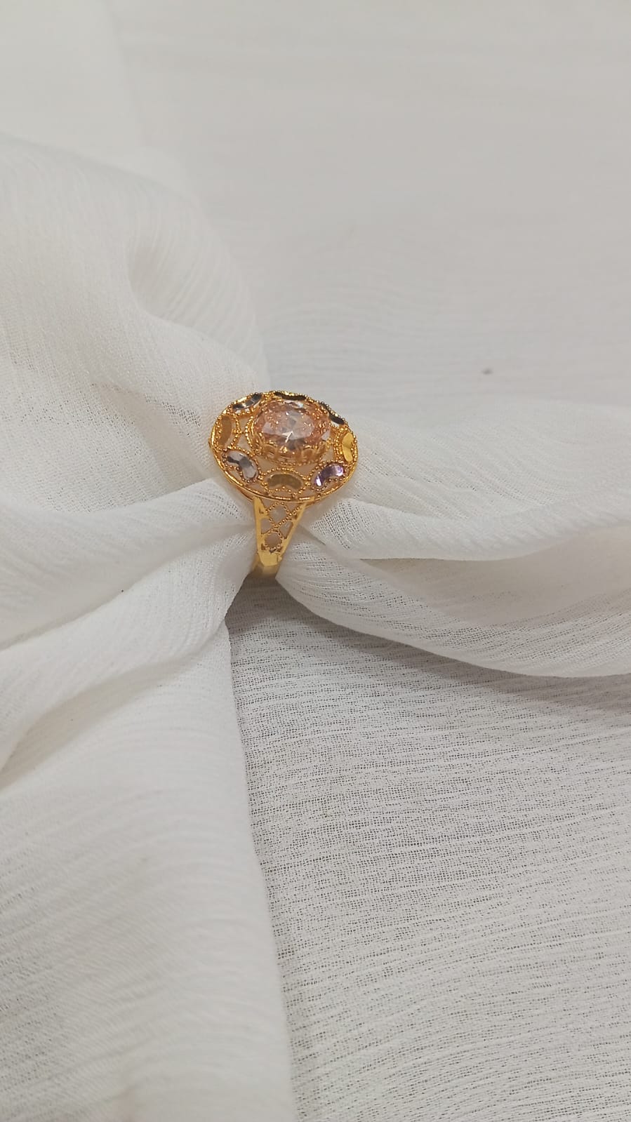 Sapphire touch Ring