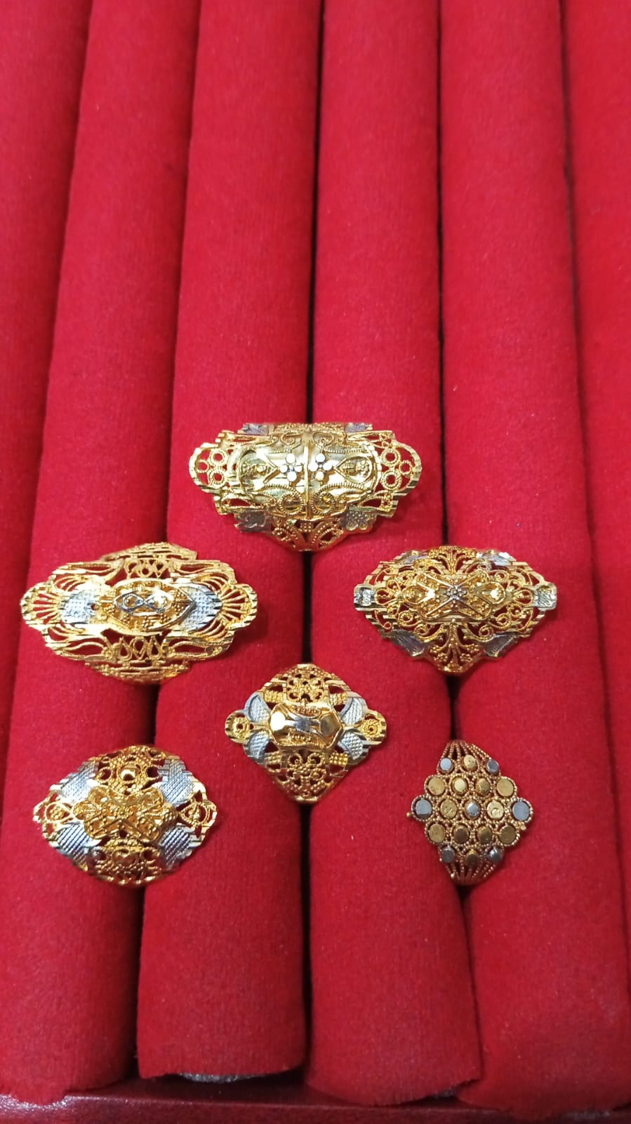Sona Polish Gold-Plated RP Ring – Size 12 from Beejays Jewellery