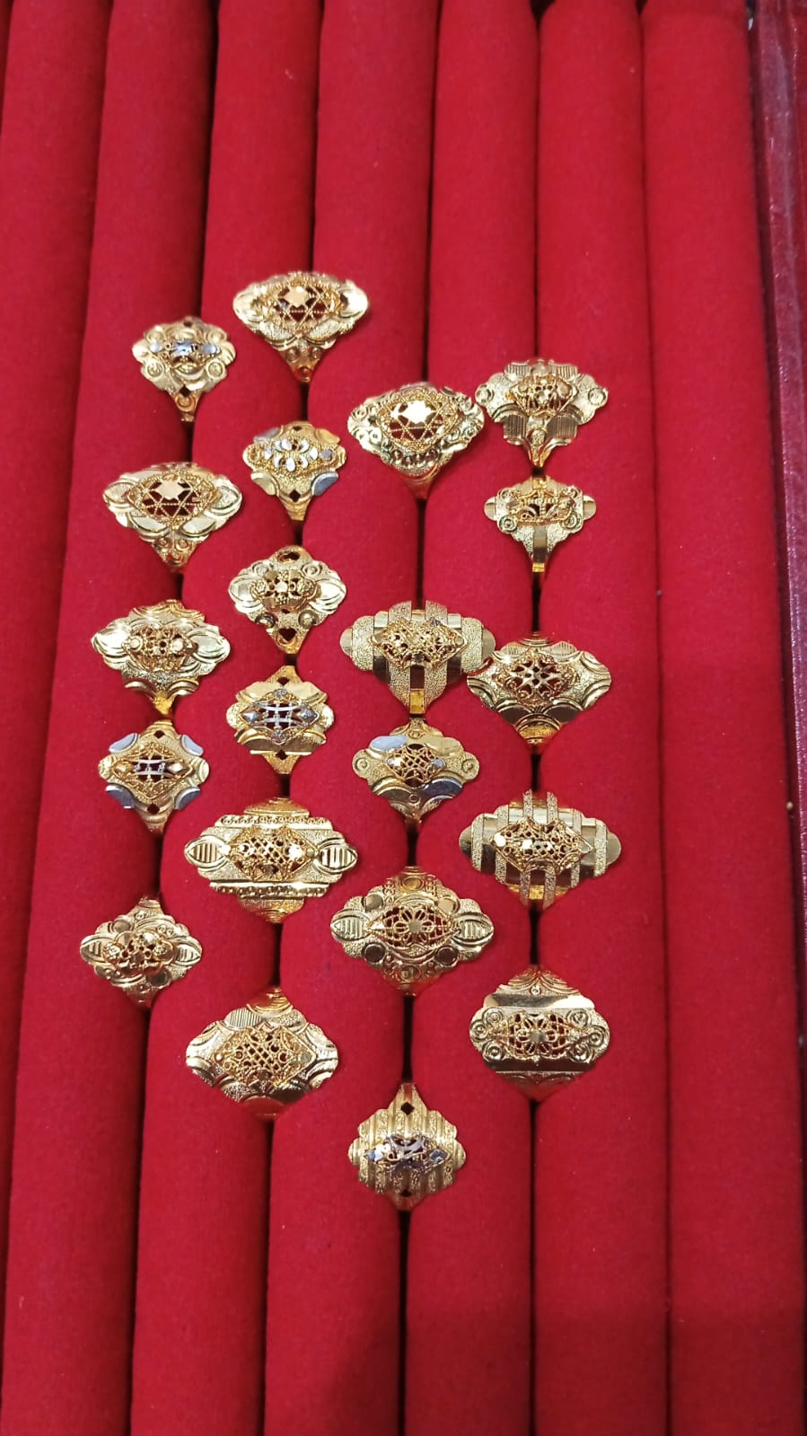 Sona Polish Gold-Plated RP Ring – Size 18 from Beejays Jewellery