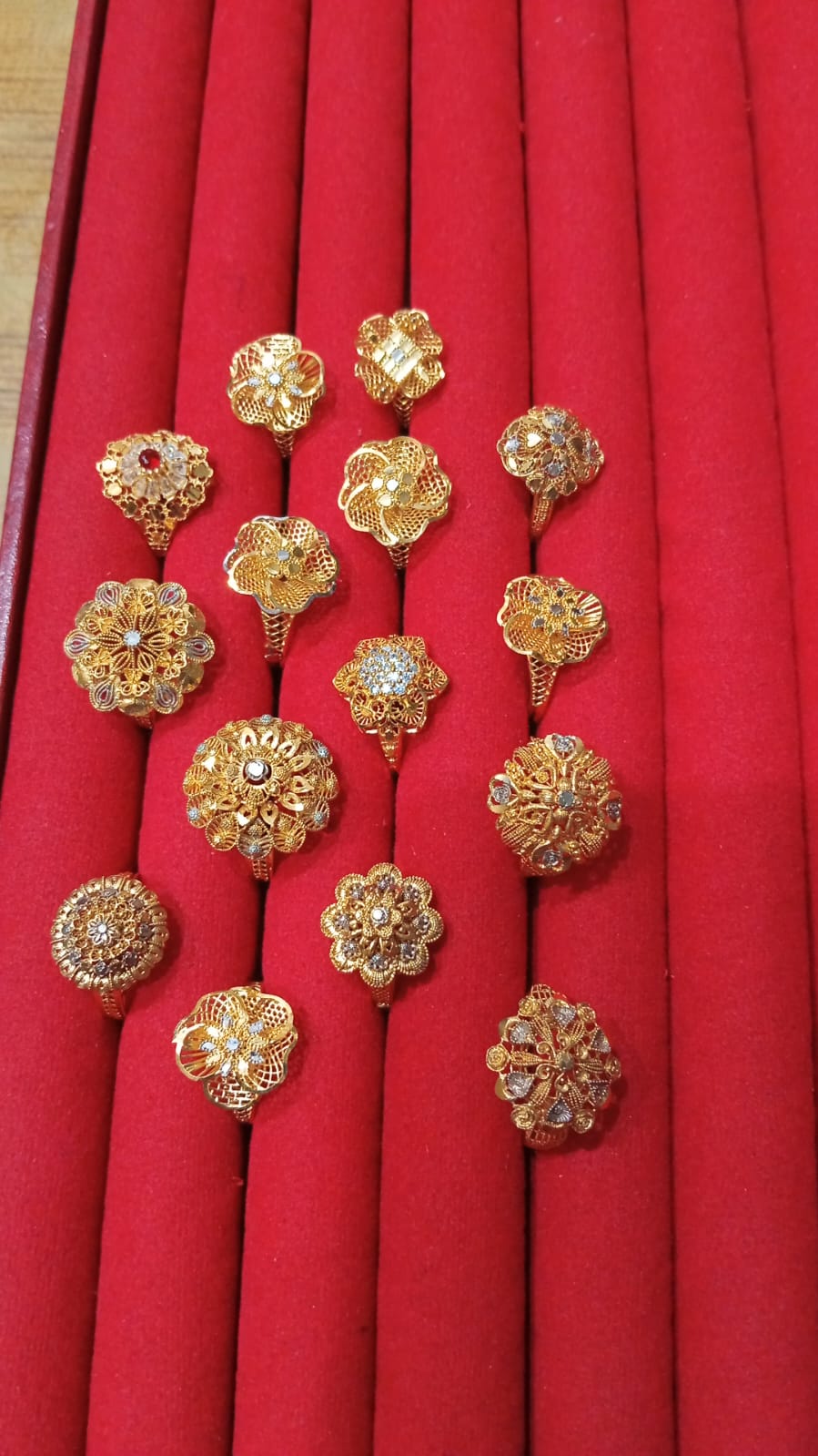 Sona Polish Gold-Plated RP Ring – Size 20 from Beejays Jewellery