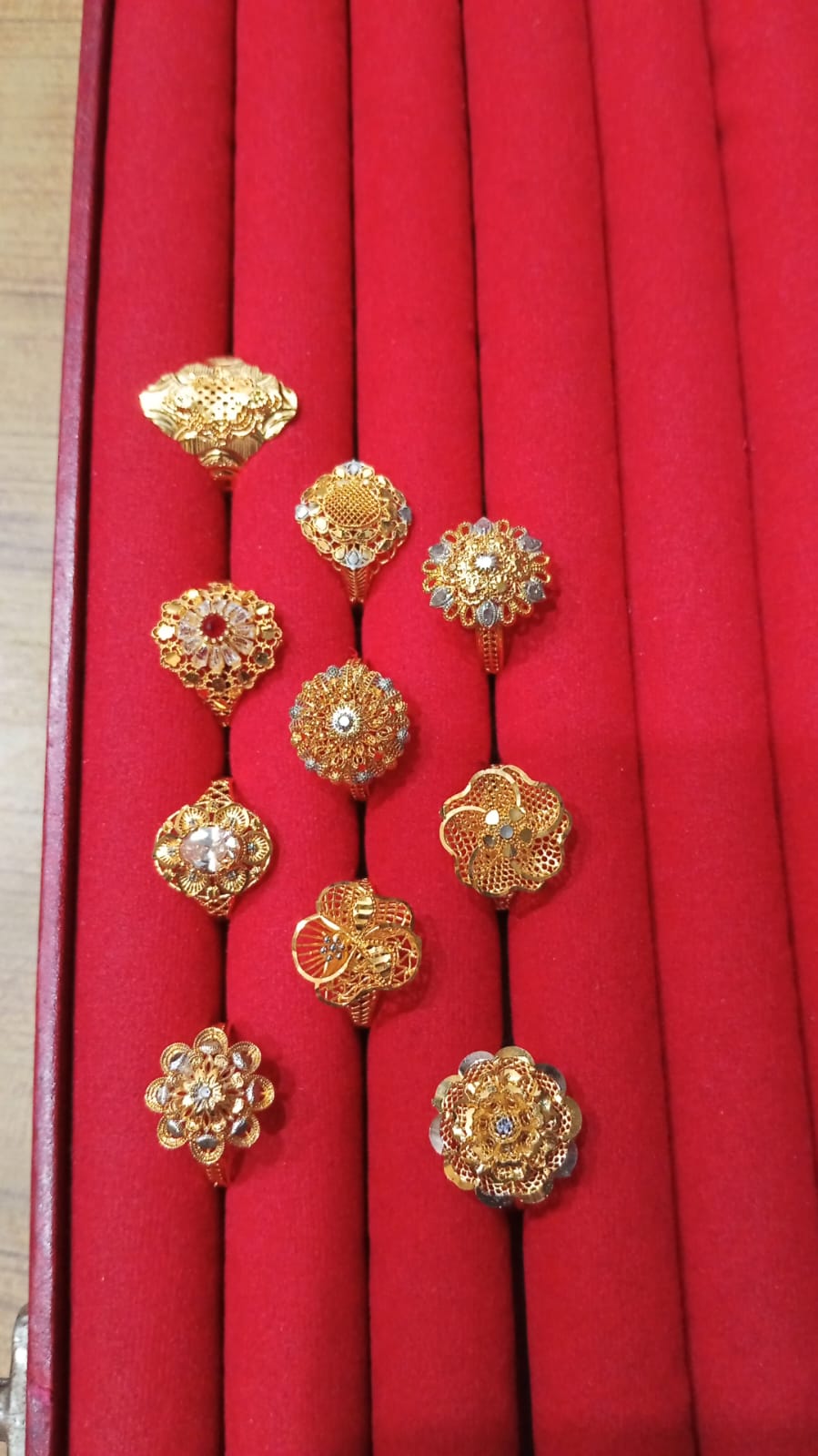 Sona Polish Gold-Plated RP Ring – Size 22 from Beejays Jewellery
