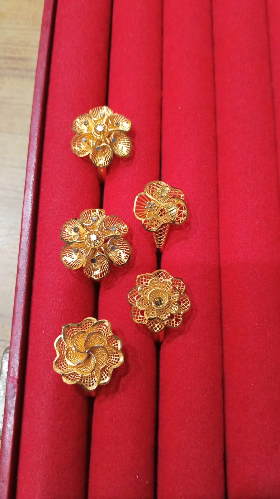Sona Polish Gold-Plated RP Ring – Size 24 from Beejays Jewellery