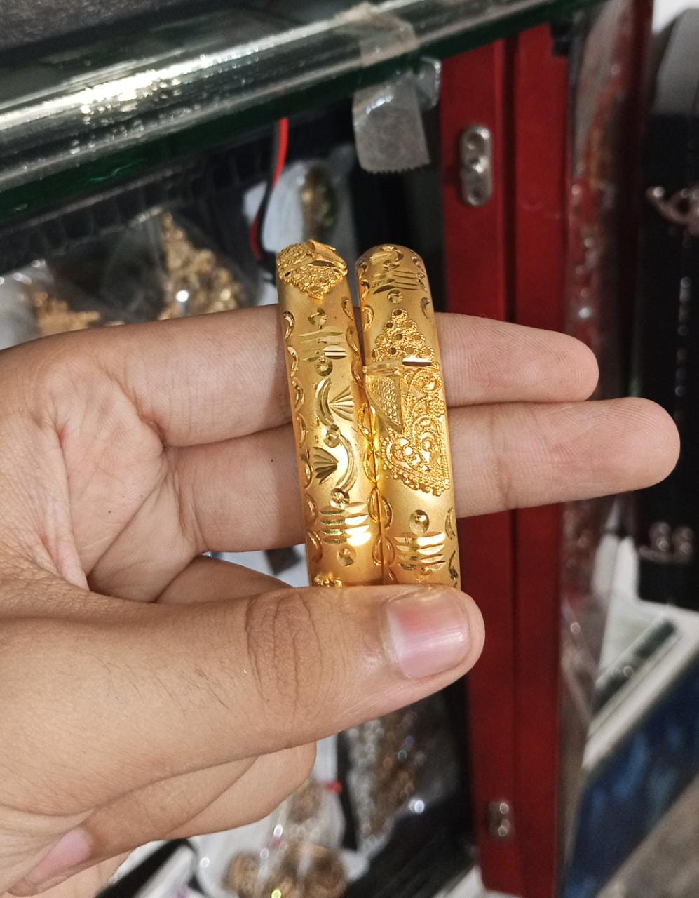 Sona Polish Gold-Plated Tyre Kera – Size 2.8 from Beejays Jewellery