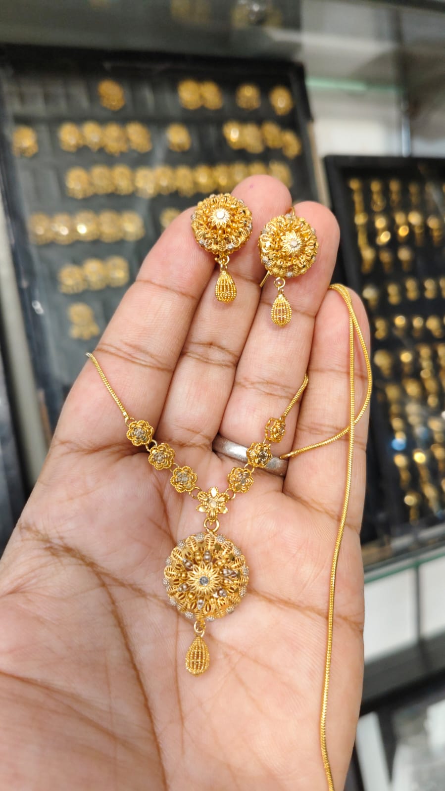 Gold plated mala set