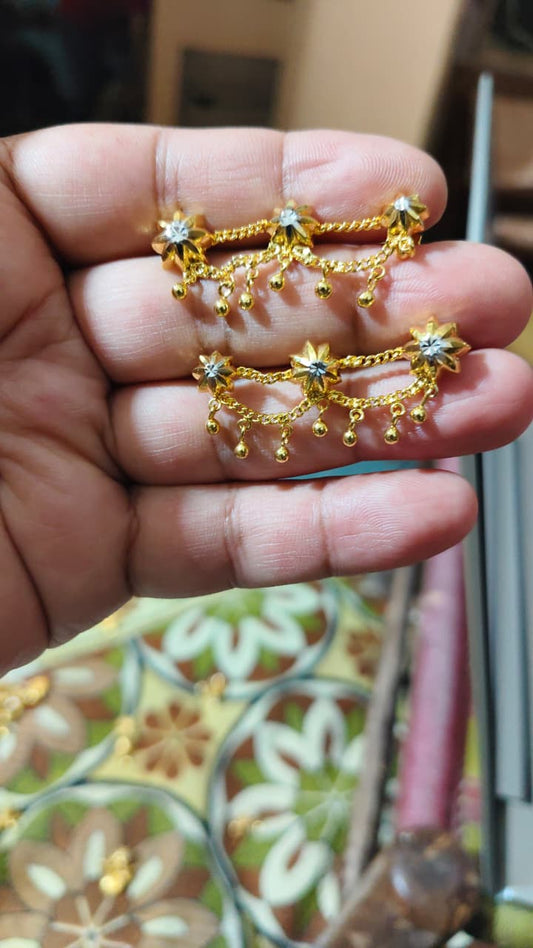 Gold-Plated 3-Step Tops from Beejays Jewellery