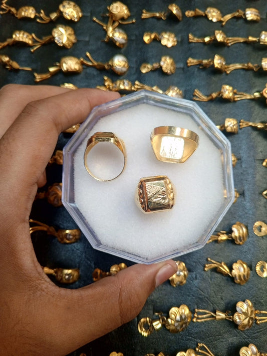 Men's Gold-Plated Rings from Beejays Jewellery