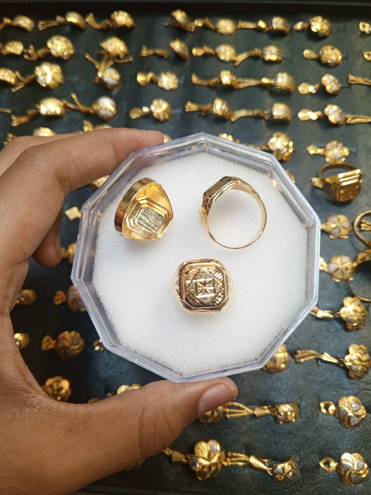 Men's Gold-Plated Rings from Beejays Jewellery