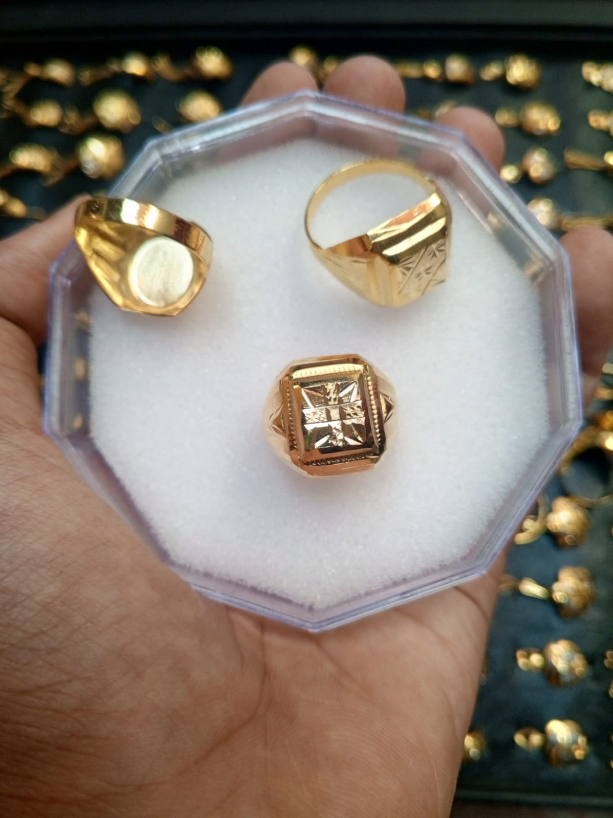 Men's Gold-Plated Rings from Beejays Jewellery