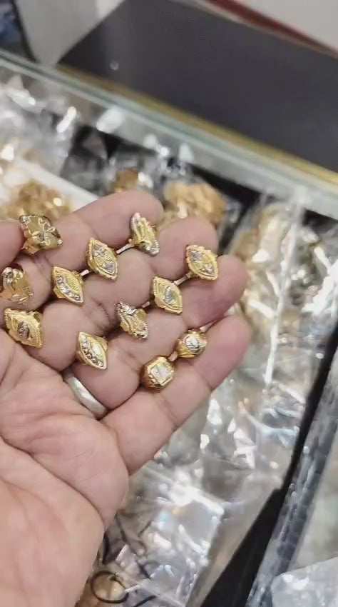 Gold-Plated Baby Rings for Boys & Girls