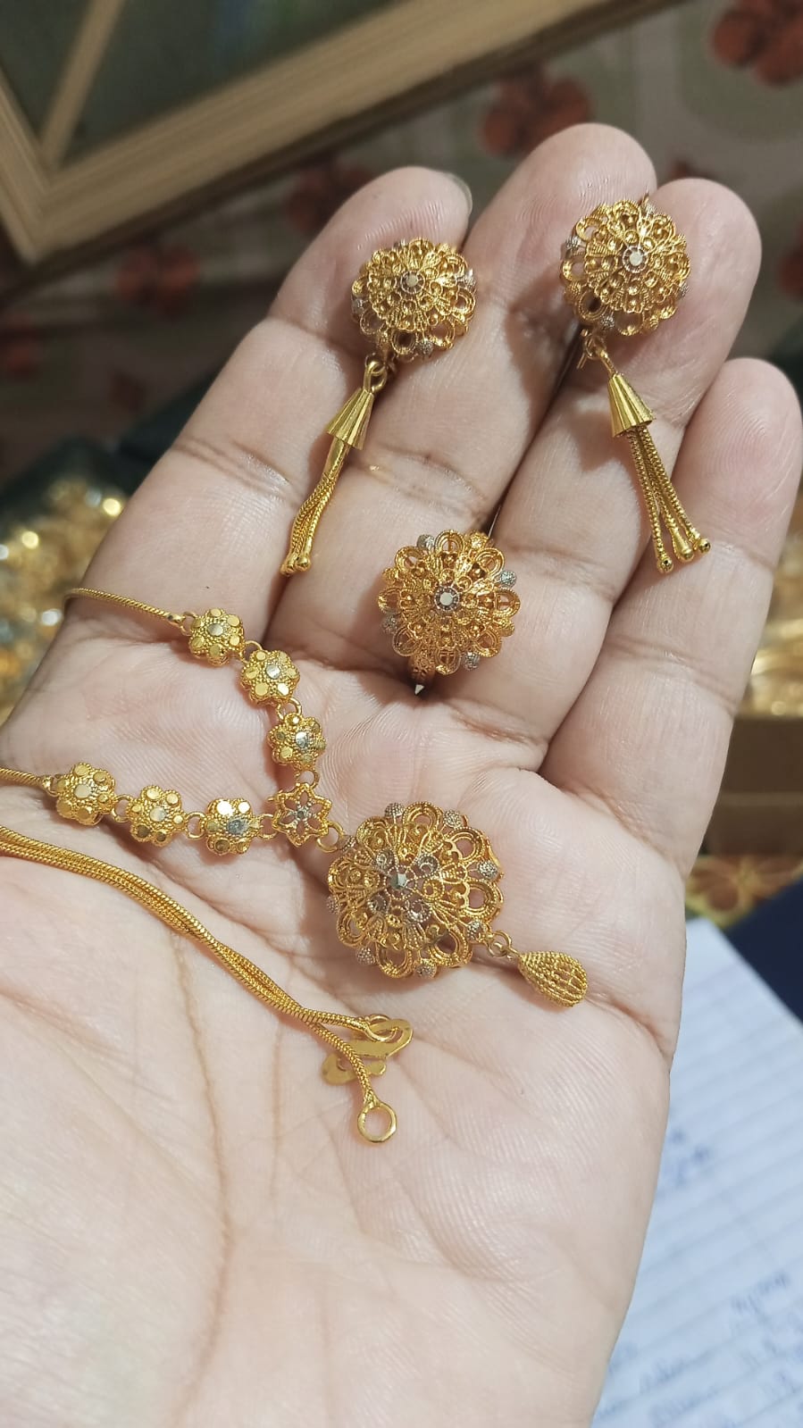 Mala set with ring