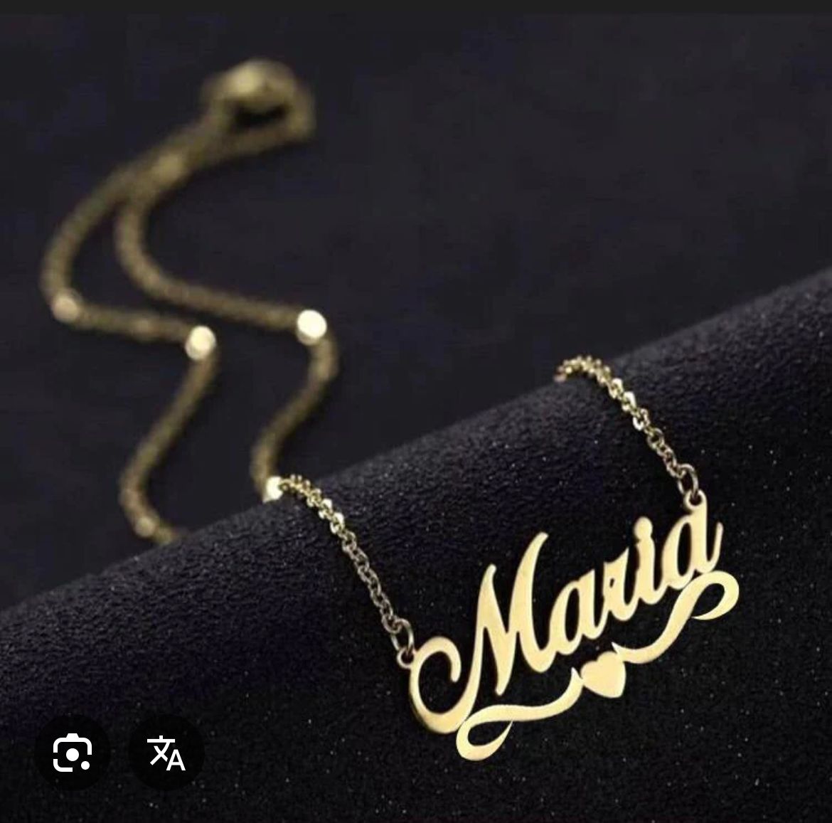 Gold plated Customize Name Locket