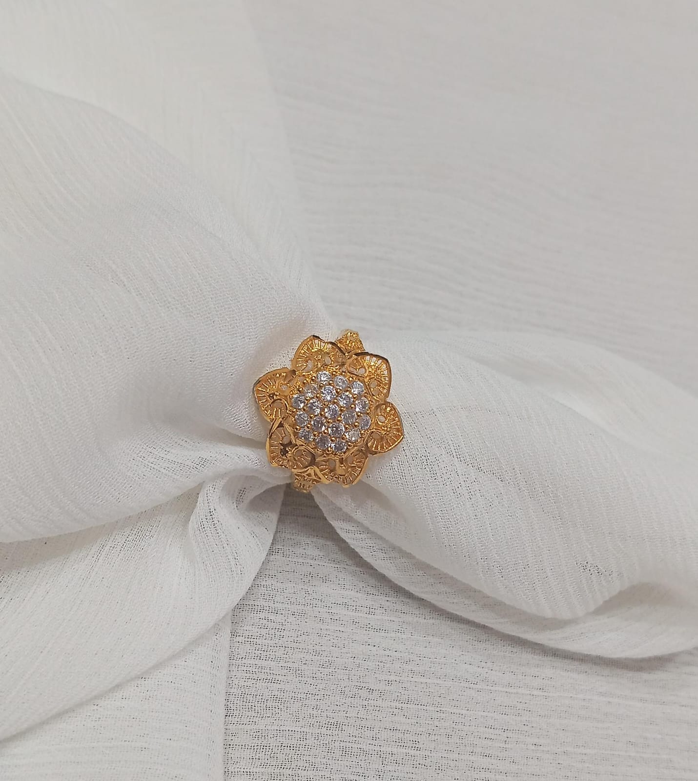 Diamond Cluster Ring