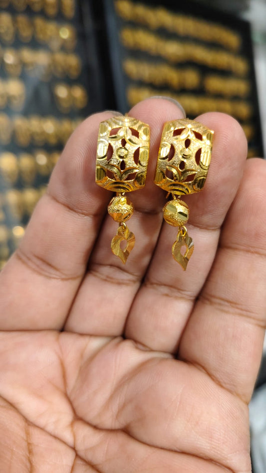 Gold plated earrings – BJ-ER-005