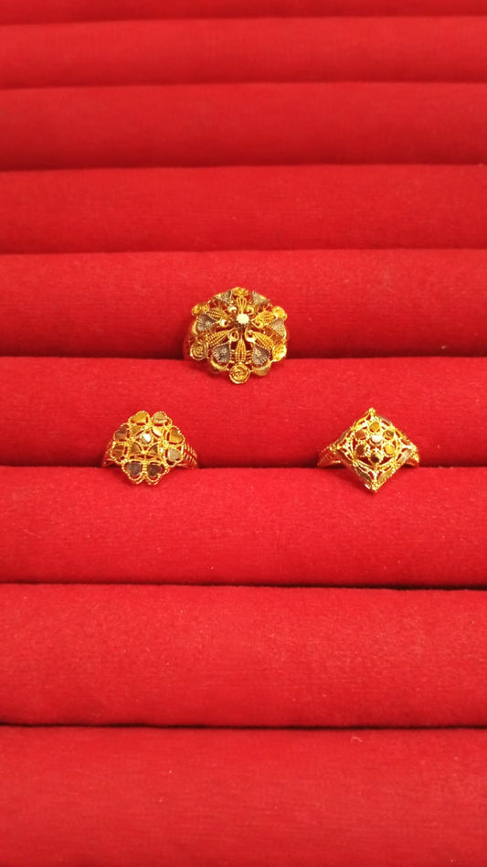 RP gold plated ring